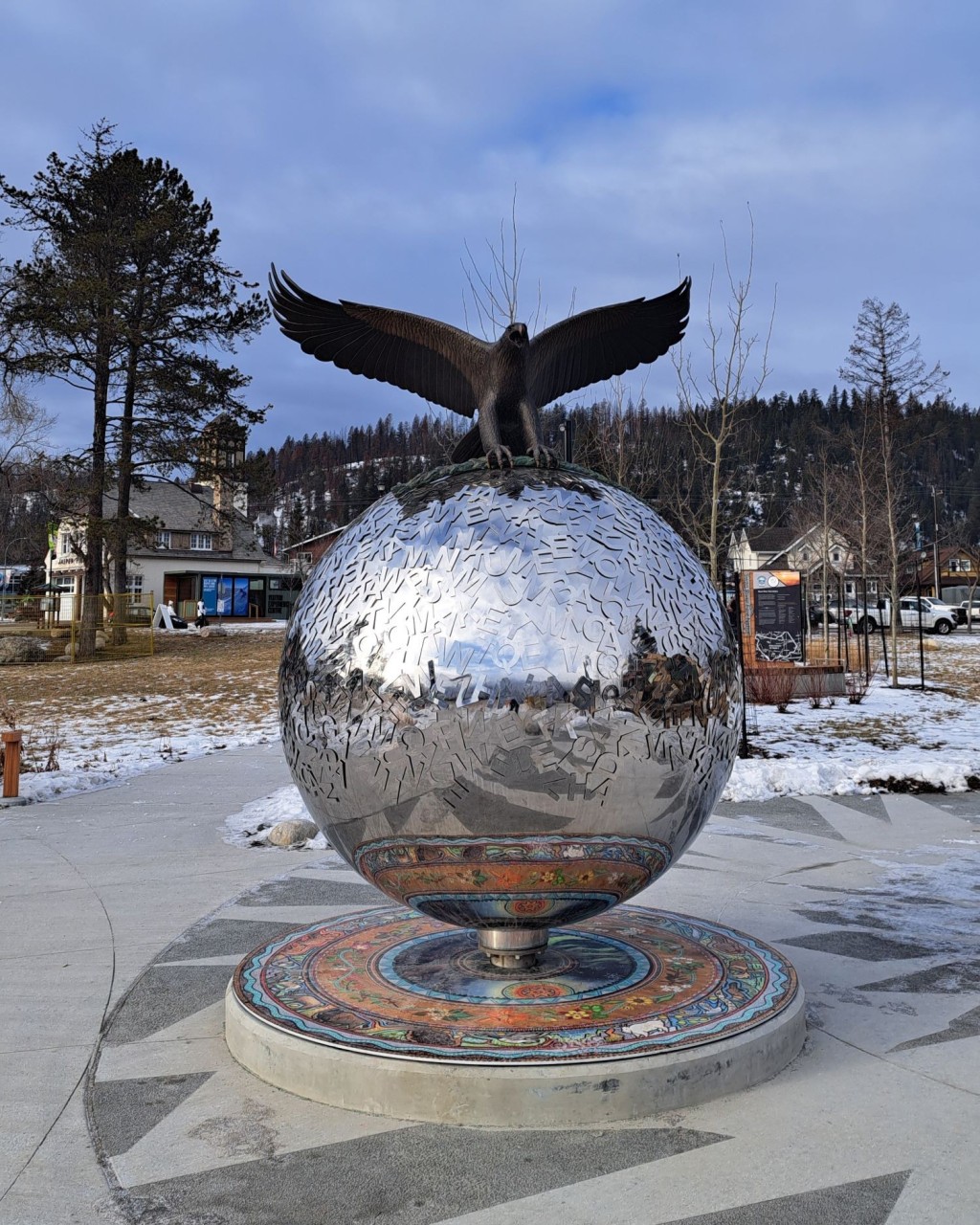 The Jasper Indigenous Exhibit - This stunning exhibit was still under construction when we last visited, so I was really happy to see that not only was it still there, but it had also been completed!