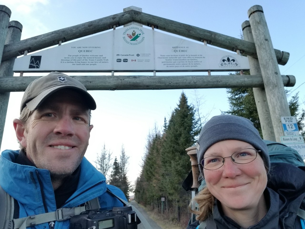 Hiking the Parc linéaire interprovincial Petit Témis - The Parc linéaire interprovincial Petit Témis is a 134 km rail trail that connects Riviere-du-Loup, QC to Edmunston, NB Canada.