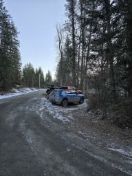 Fletcher Creek Falls Recreation Site Kaslo British Columbia Canada 2025-02-04