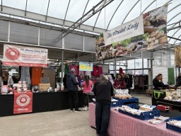 Local Vendors at TERRA Winter Market Waterdown Ontario Canada 