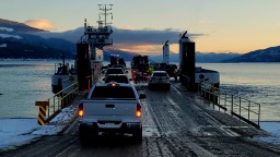 All Aboard the Upper Arrow Lake Ferry - Shelter Bay, B.C. Canada