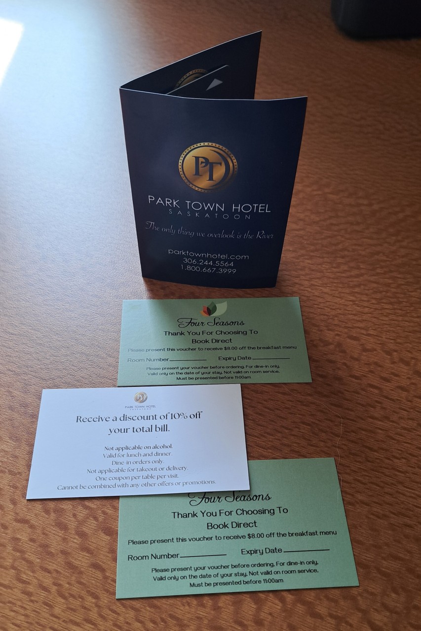 Park Town Hotel Restaurant Vouchers - Book directly with the hotel and be rewarded. Those who book directly with the hotel will receive vouchers for $8 off breakfast per person per day and an additional coupon for 10% off entire bill.

I thought this was smart on the hotel's part. When guests book directly with the property, hotels get to keep more money in their business as they don't need to pay 3rd party booking site charges. 