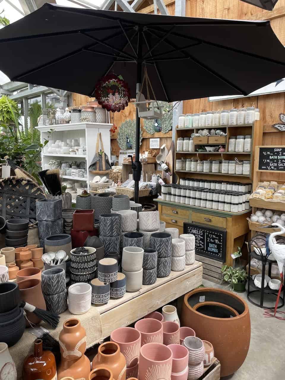 Home-decor-and-Garden-Items-at-Sams-Place-Farm-Market - Sam's Place Farm Market offers a great selection of garden and home décor. They continually bring in products throughout the season so you can always find something new in Scotland, Ontario, Canada.

