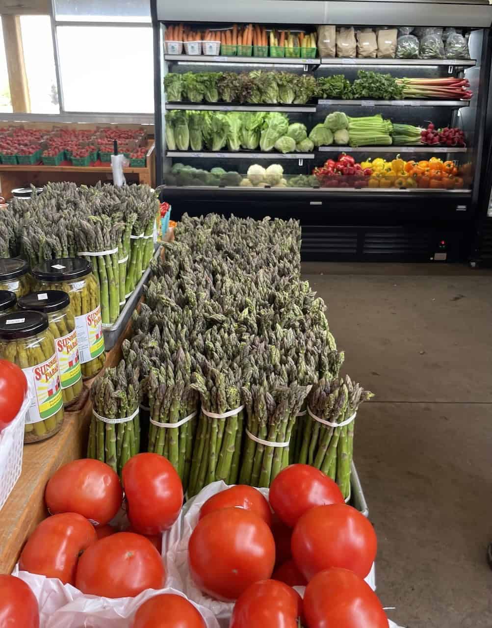 Fresh-Local-Produce-Options-Scotland-Ontario-Canada - Sam’s Place offers some of the freshest produce you can find. They start picking crops early in the morning and within hours those crops can be found on their shelves.  

