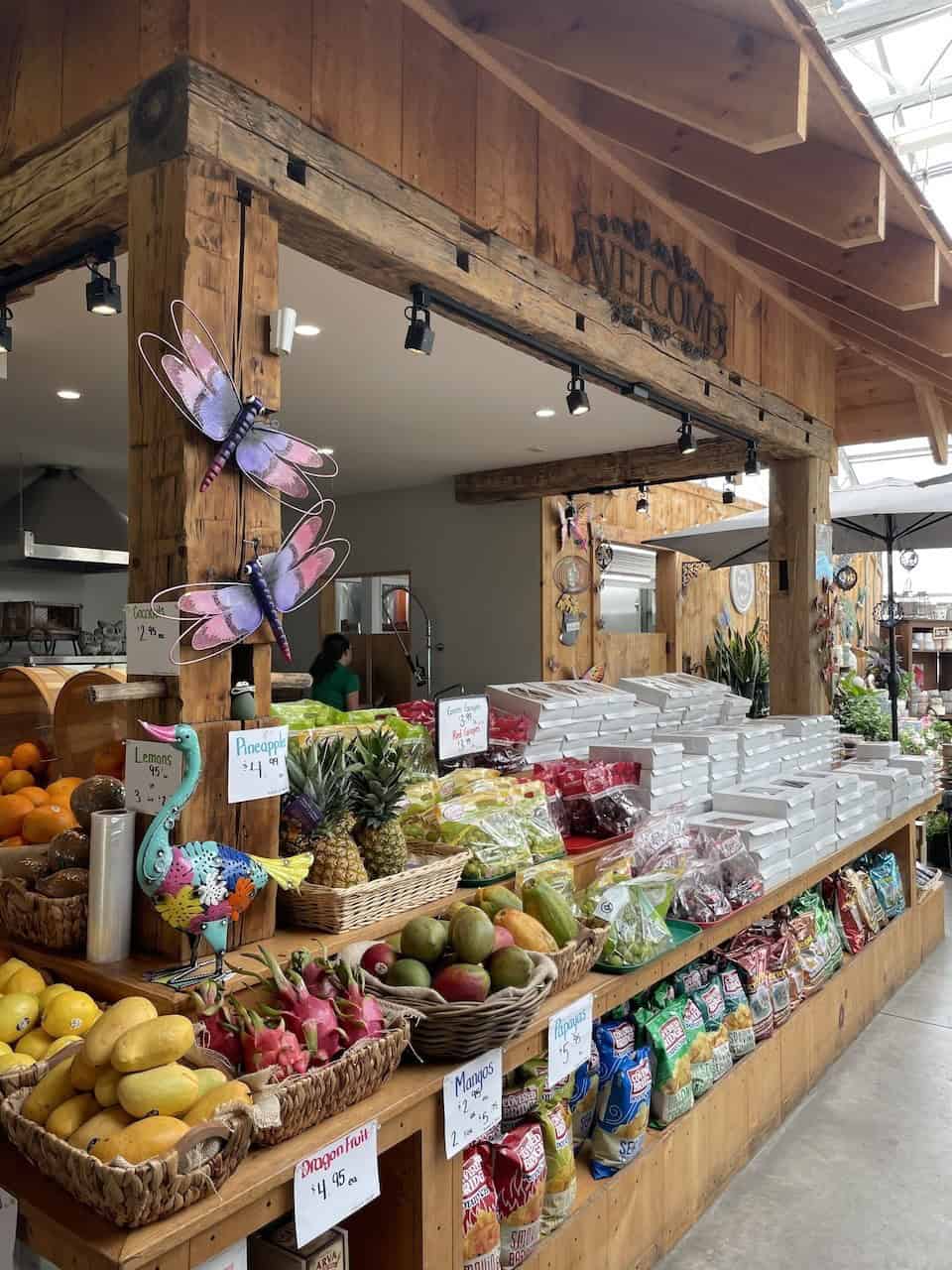 Fresh-Produce-at-Sams-Place-Market - Sam's Place Farm Market prides itself on offering a variety of fruits and vegetables, many of which are grown directly on their own farm in Scotland, Ontario, Canada.