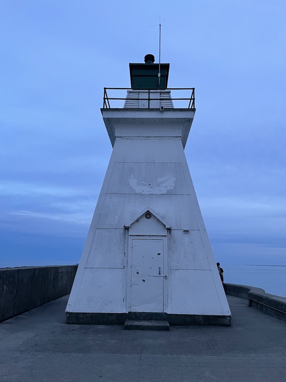Lighthouse-at-the-End-of-the-Pier-in-Port-Dover-Ontario - The Port Dover Lighthouse was originally built in 1846 and rebuilt in1850 after a fire. It is one of Ontario’s oldest surviving small harbour lighthouses. 