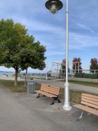 Copps Pier Park Benches Hamilton Ontario