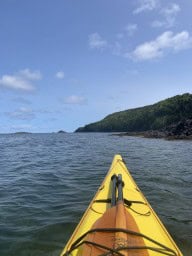 Heading out from the beach in Chapel Arm, NL