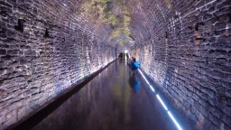 Taking-In-The-Atmosphere-Of-The-Brockville-Railway-Tunnel