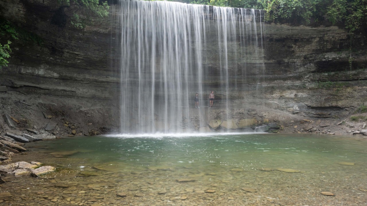 Bridal-Veil-Falls - Bridal Veil Falls on scenic Manitoulin Island Ontario Canada
