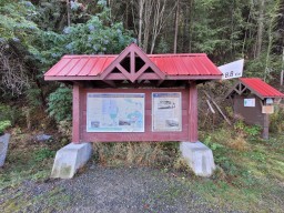 Starting the Columbia and Western Rail Trail in Castlegar, British Columbia