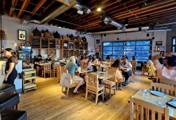 Inside Dining at Pizza Culture - Calgary Alberta Canada 