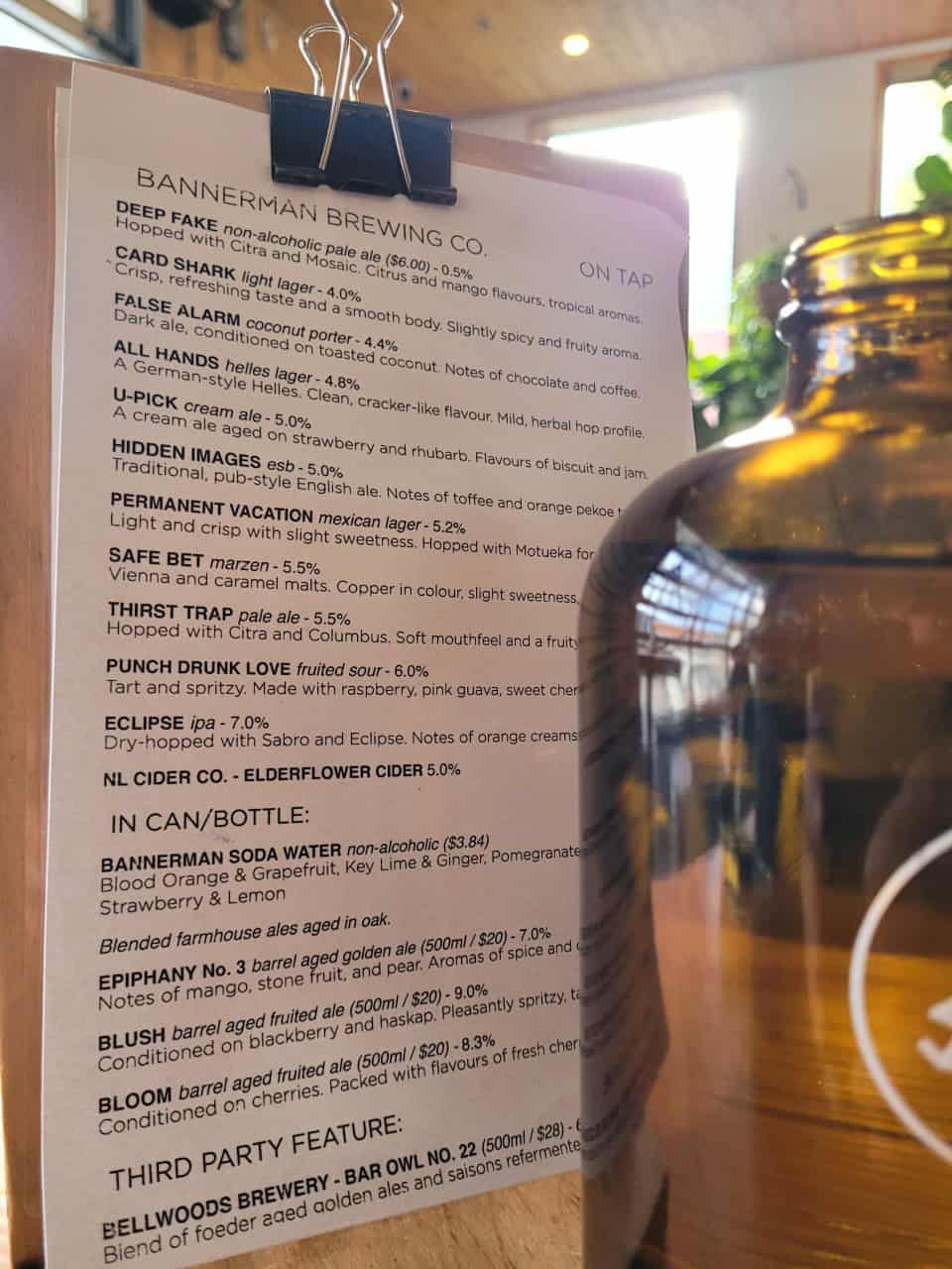 A Menu Full of Local Flavor at Bannerman Brewing Co., St. John's, NL - Discover Bannerman Brewing Co.'s diverse menu of craft beers, featuring everything from hoppy IPAs to smooth stouts. With seasonal brews and experimental flavours, there’s always something fresh to try.