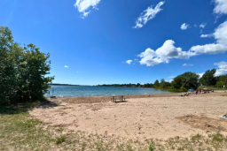 Sandy-swimming-area-at-Grass-Creek-Park-Kingston-Ontario