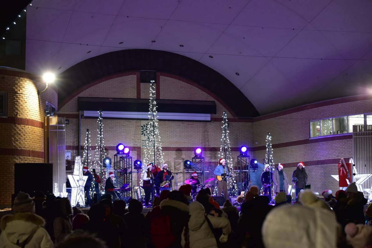 Rockin' Reindeer Performance at Lighting of the Lights, Victoria Park, London, Ontario - The Rockin' Reindeer perform at the Lighting of the Lights in Victoria Park, London. Live music and festive performances fill the air as part of this beloved holiday tradition.