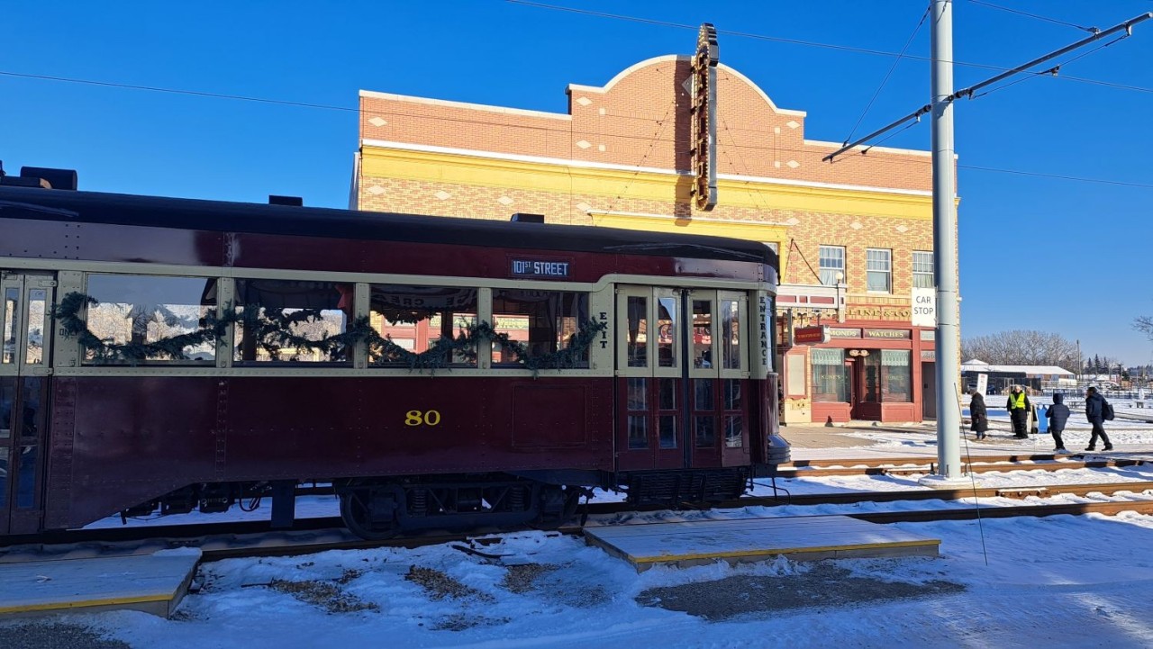 Festive Streetcar Arrival at Bill’s Confectionery - This movie-worthy streetcar ride drops visitors near Bill’s Confectionery, where warm drinks, glowing décor, and live music set the tone for a cozy winter afternoon.