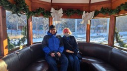 Historic Streetcar Ride at the YEG Christmas Market in Fort Edmonton