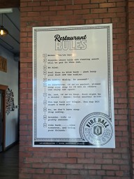 Cranbrook BC Fire Hall Kitchen and Tap Rules