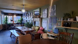 The Bean Tree Café Interior Kimberley BC – Eclectic Local Coffee Shop with Art