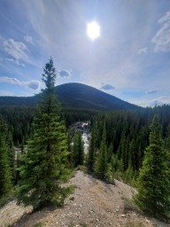 Mountain Views Above Hummingbird Falls