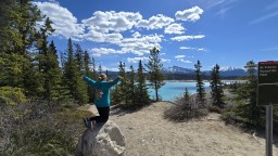 Abraham Lake Scenic Shoreline Overlook