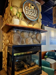 Coffee Lodge Finch Fireplace  - Sarnia Ontario Canada 